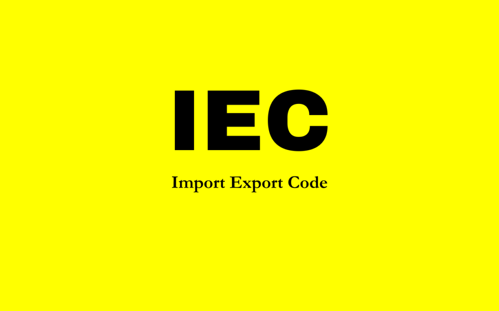 IEC Registration
